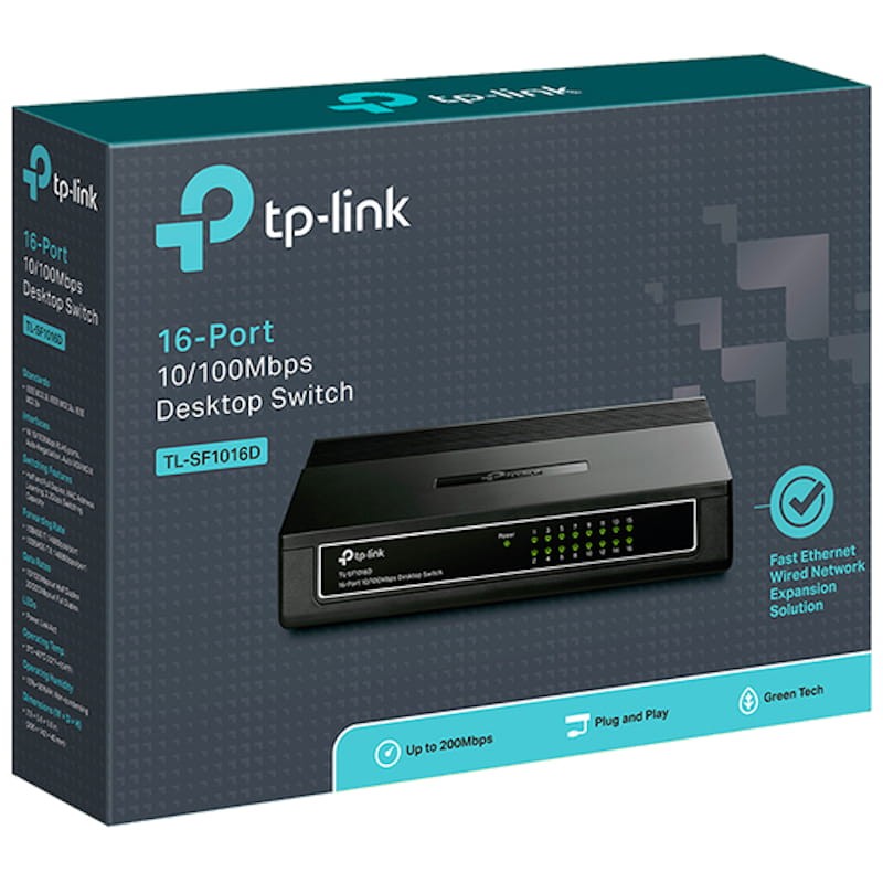 Switch 16 puertos TP-Link TL-SF1016D